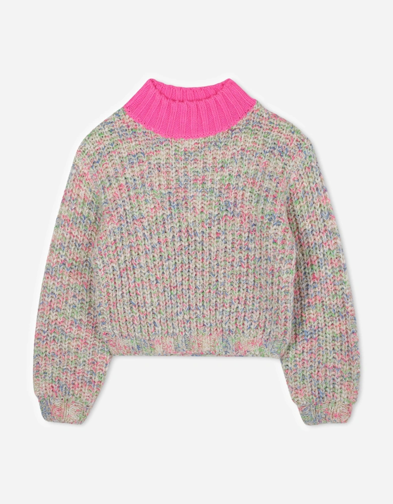 Billieblush Girls Knitted Jumper in Multicolour