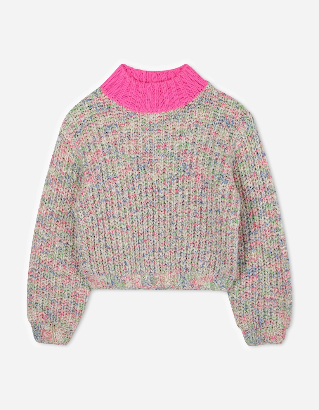 Billieblush Girls Knitted Jumper in Multicolour, 5 of 4