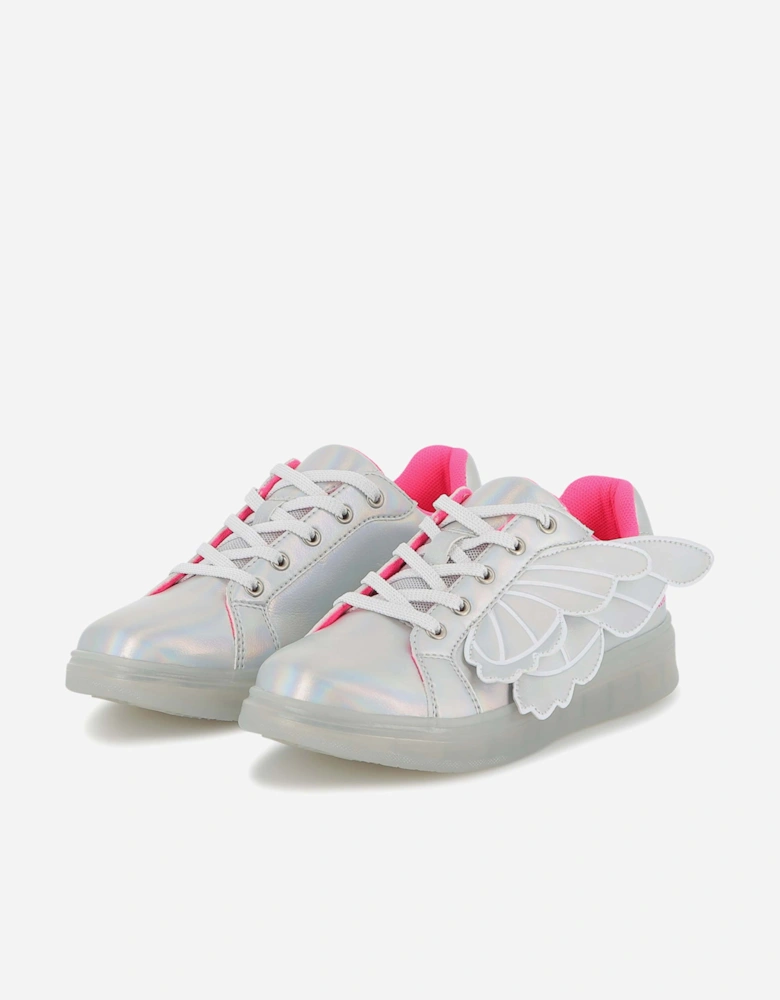 Billieblush Girls Butterfly Wings Trainers in White