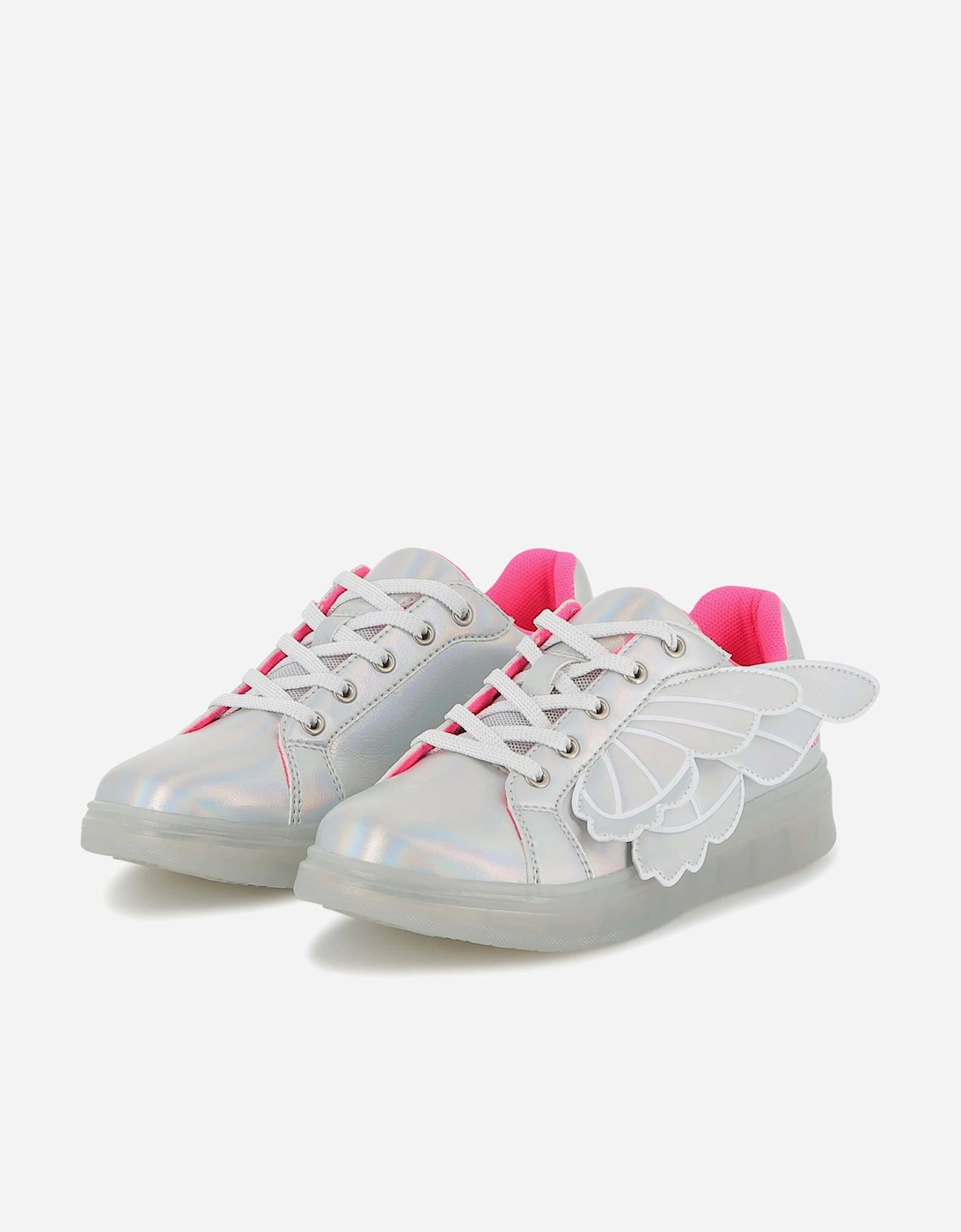 Billieblush Girls Butterfly Wings Trainers in White