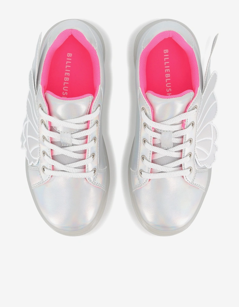 Billieblush Girls Butterfly Wings Trainers in White