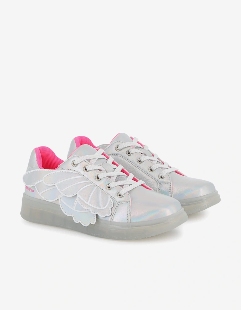 Billieblush Girls Butterfly Wings Trainers in White