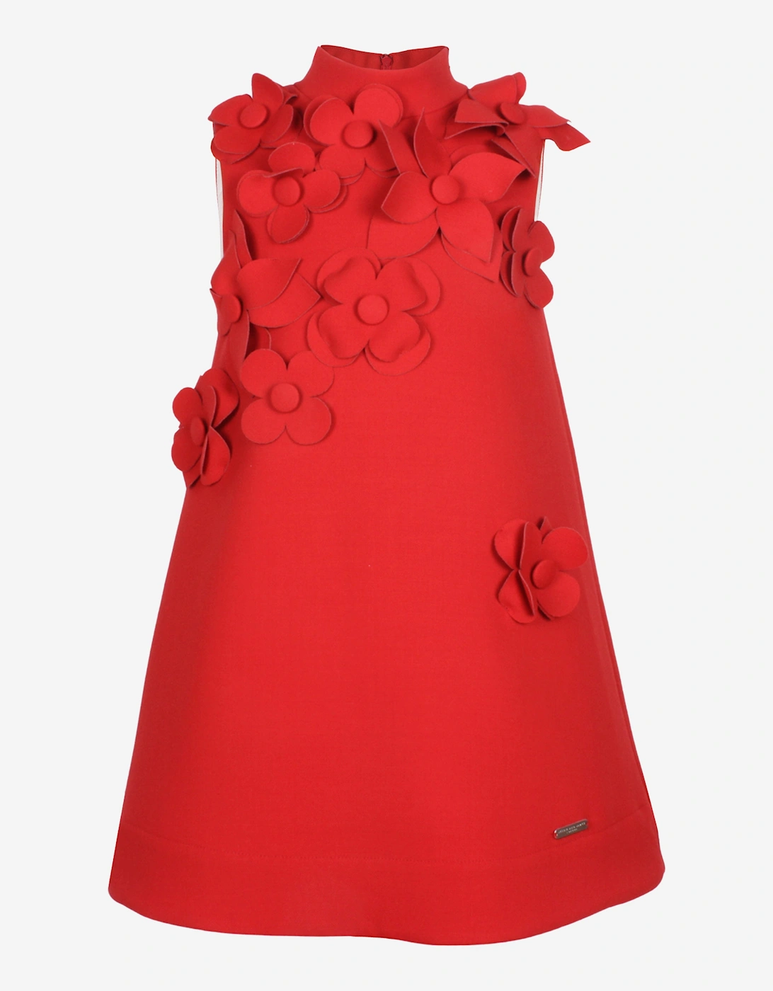 Girls Williow Dress in Red, 4 of 3