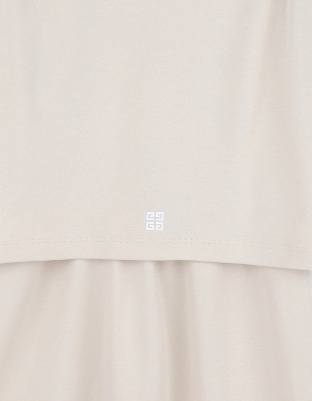 Girls Logo Print Skater Dress in Ivory