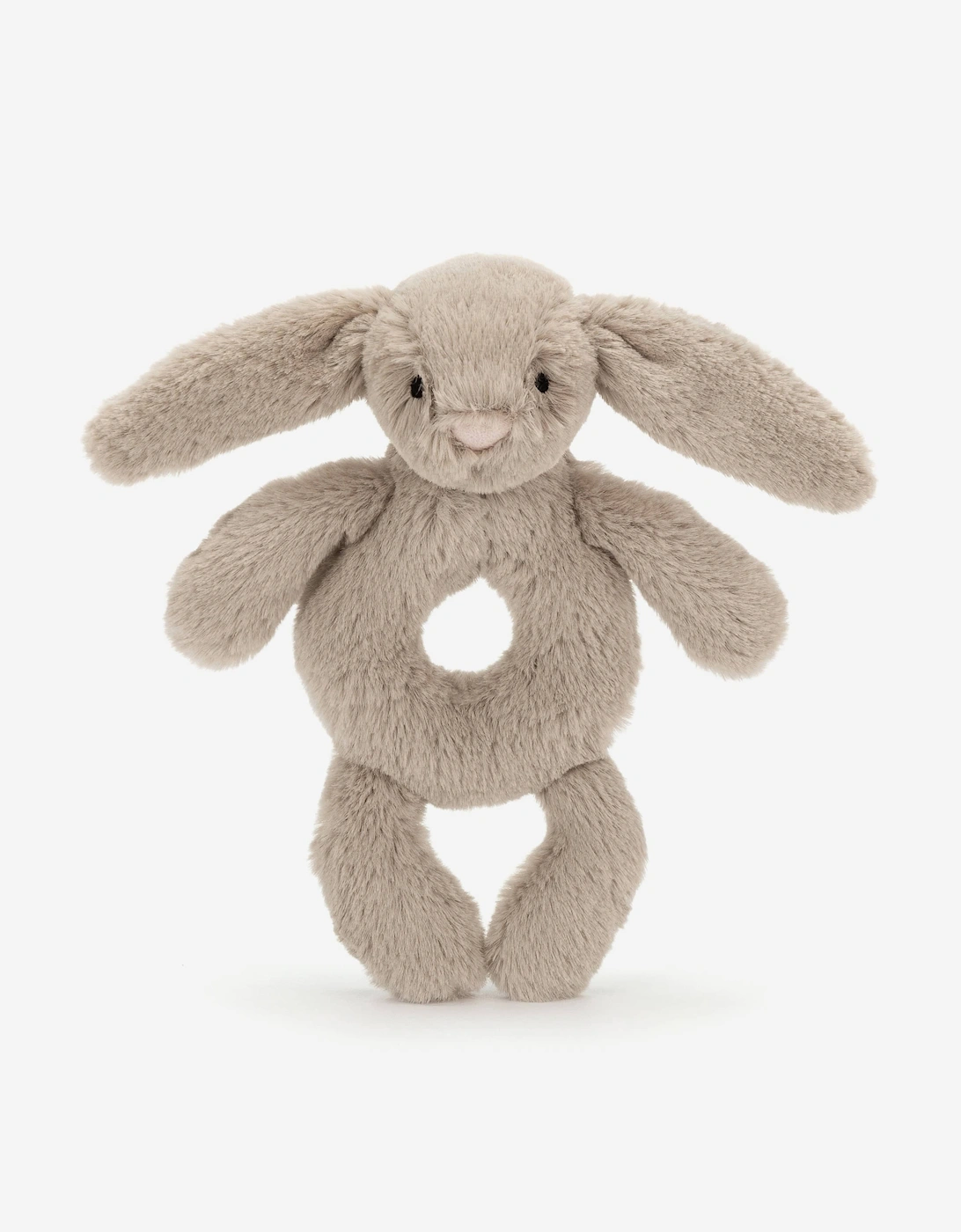 Bashful Beige Bunny Ring Rattle in Beige (18 CM), 6 of 5