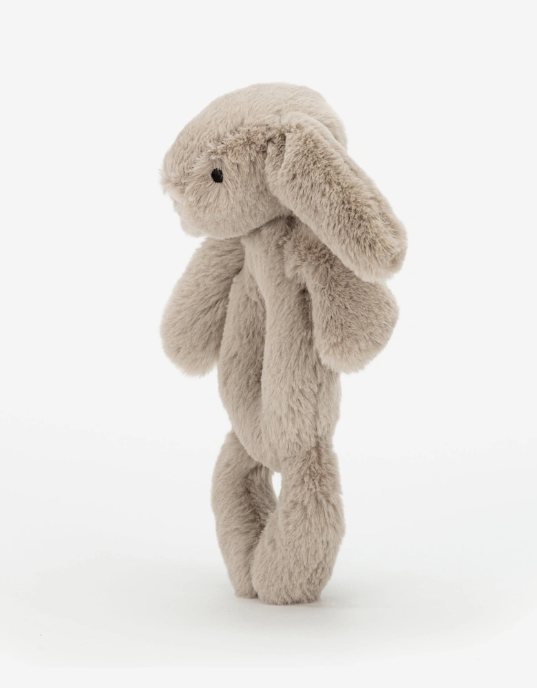 Bashful Beige Bunny Ring Rattle in Beige (18 CM)