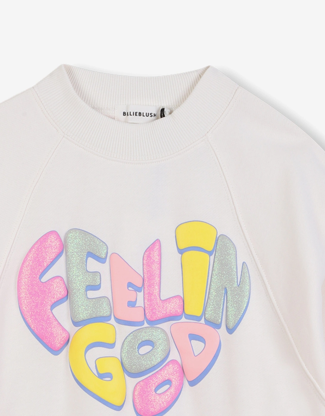 Billieblush Girls Feelin' Good Dress in Ivory