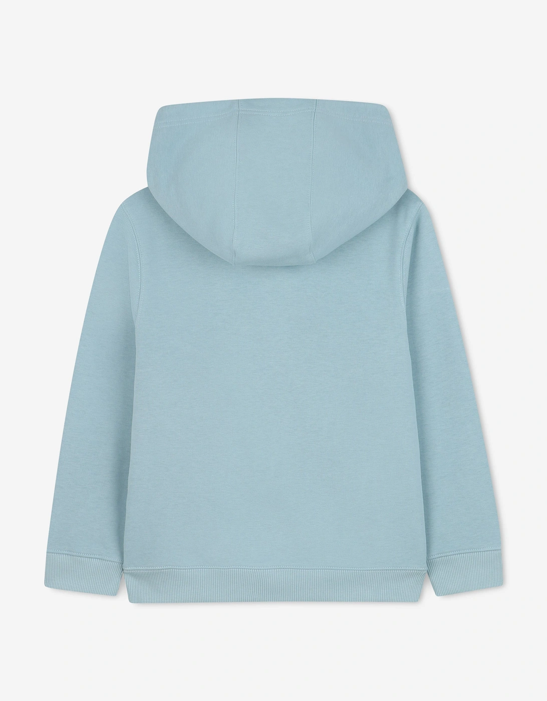 Kids Logo Print Zip Up Top in Blue