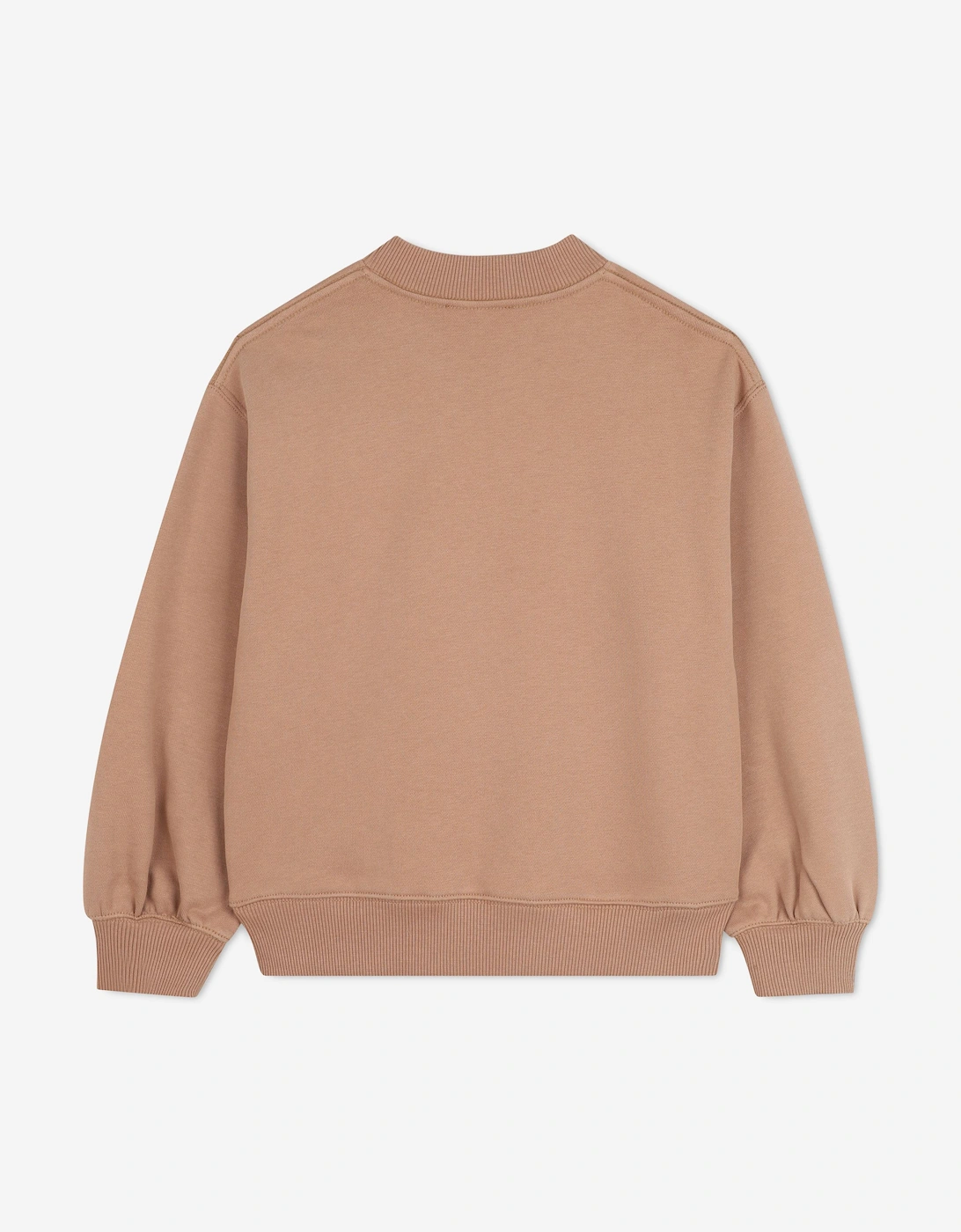 Girls Logo Sweatshirt in Brown