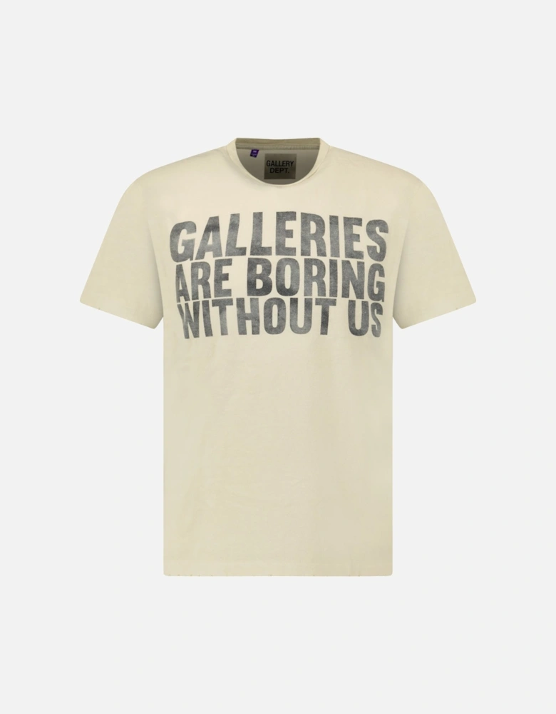 Gallery Dept. Boring Tee in Archival White