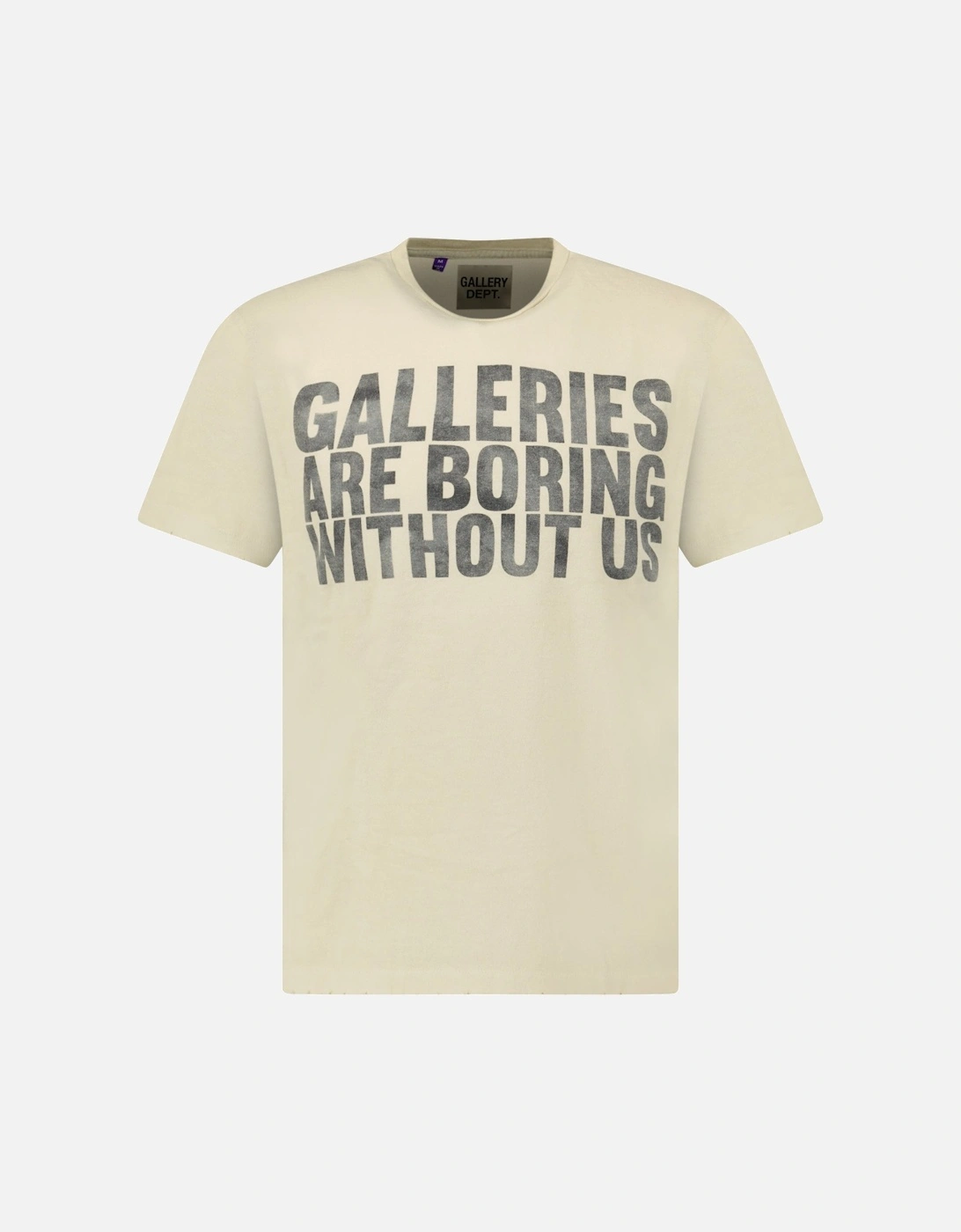 Gallery Dept Men's White Boring Tee In Archival - Size: S