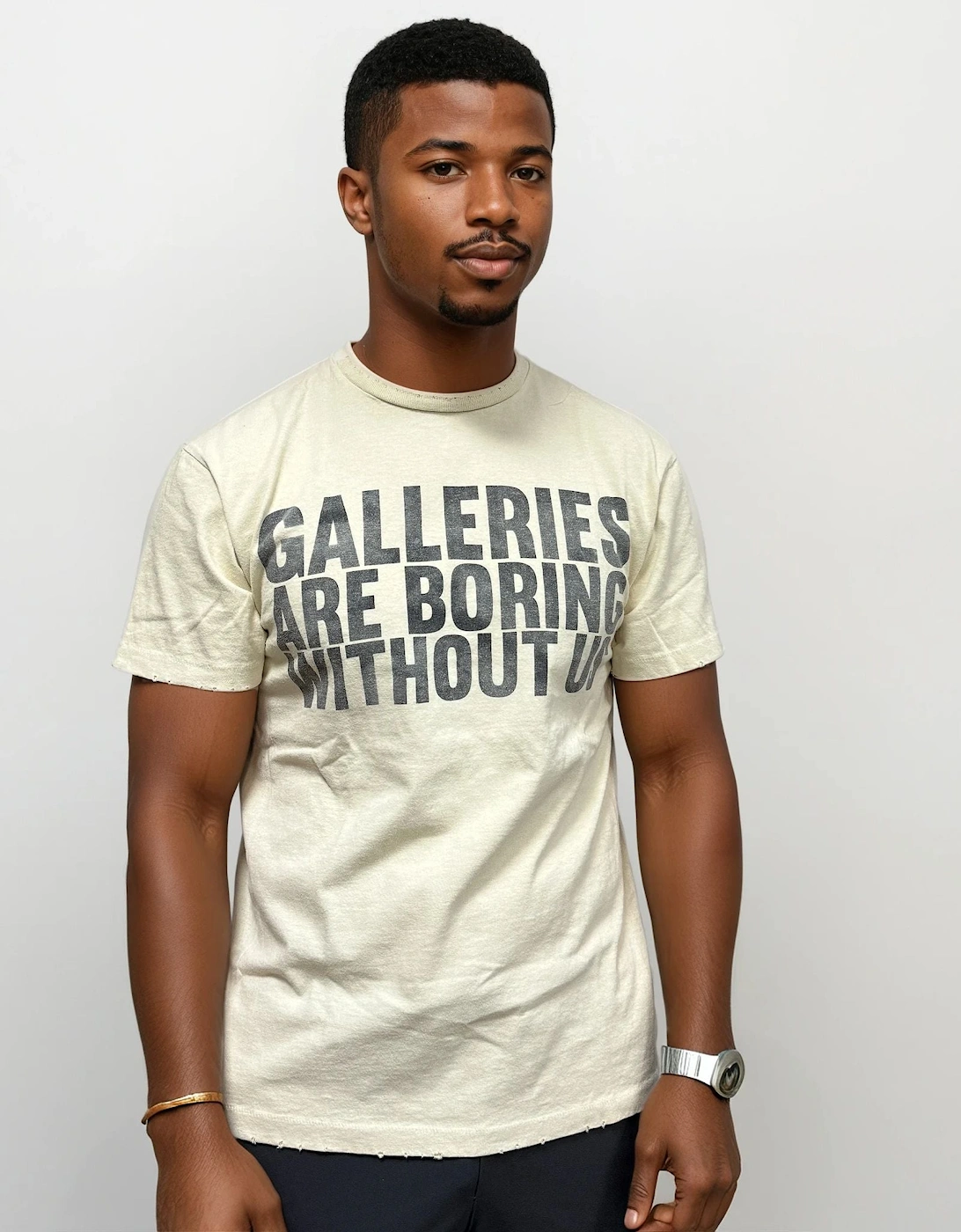 Gallery Dept. Boring Tee in Archival White