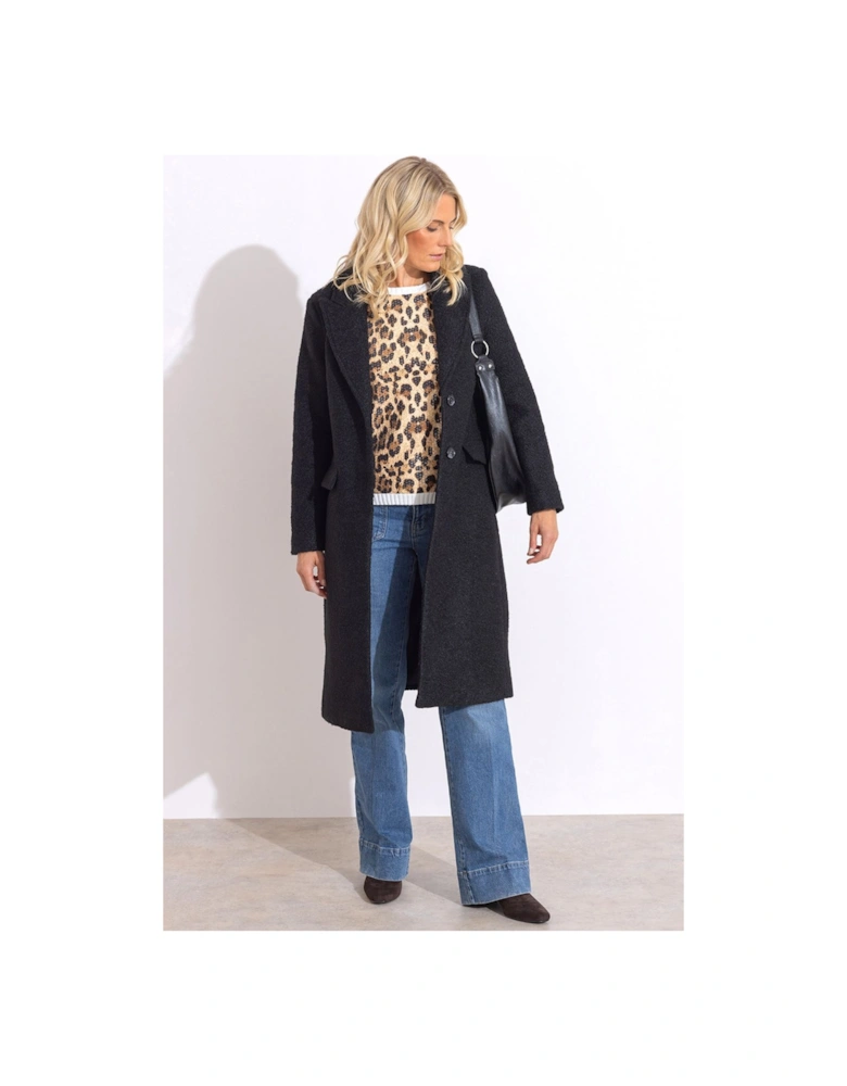 Longline Boucle Coat