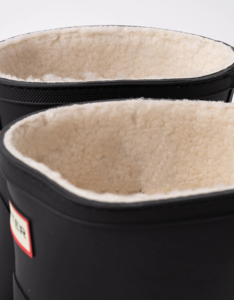 Unisex Downpour Short Insulated Boot - Black