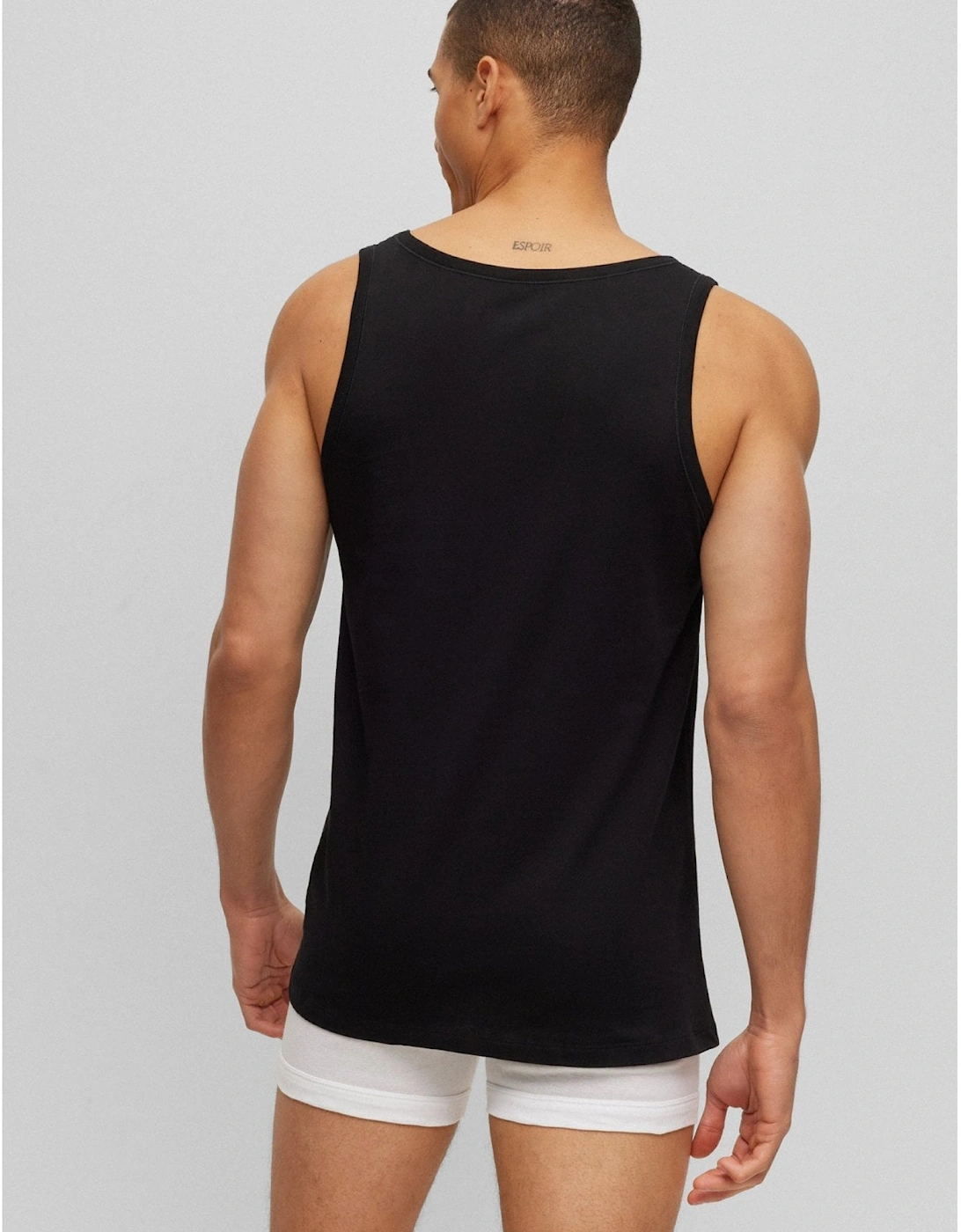 3-Pack Classic-Fit Tank Top Vests, Black