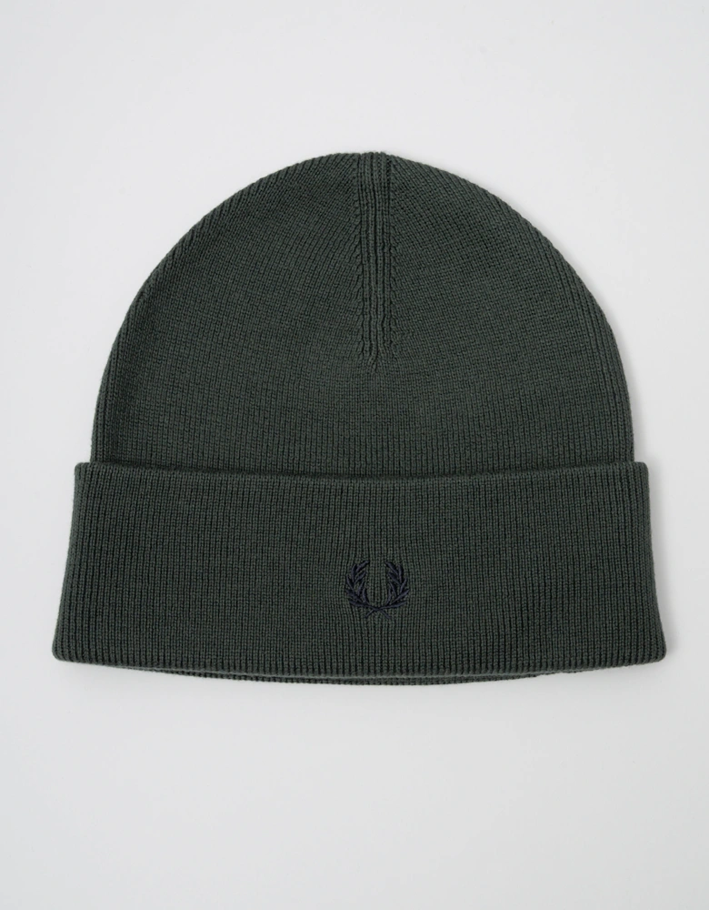 Mens Classic Beanie - Court Green/Navy Z86