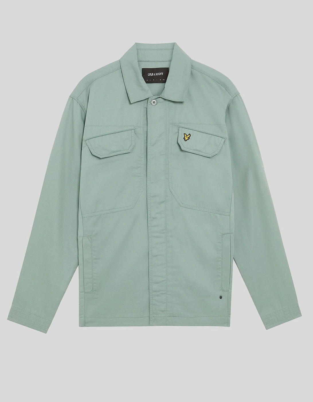 Multi Pocket Full Zip Overshirt