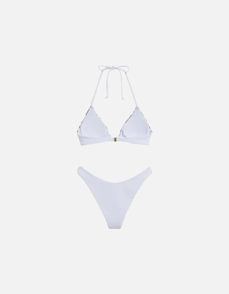 Sea Horse Bikini Bottom - White