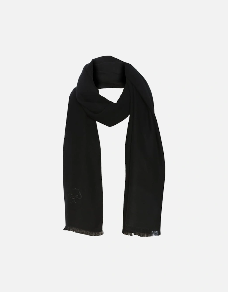 Black Cashmere Blend Wrap