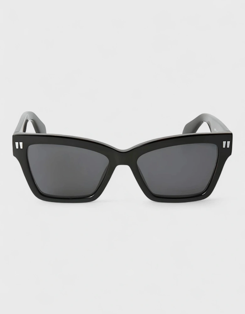 Cincinnati Square Sunglasses Black/Dark