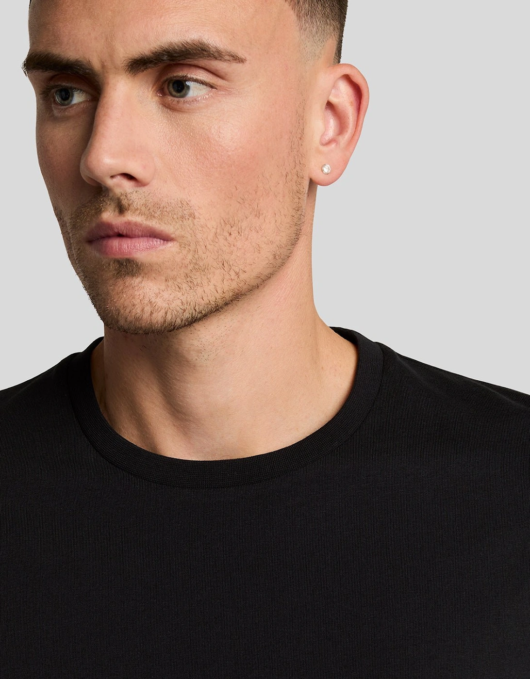 Clamp Labelled Plain T-shirt