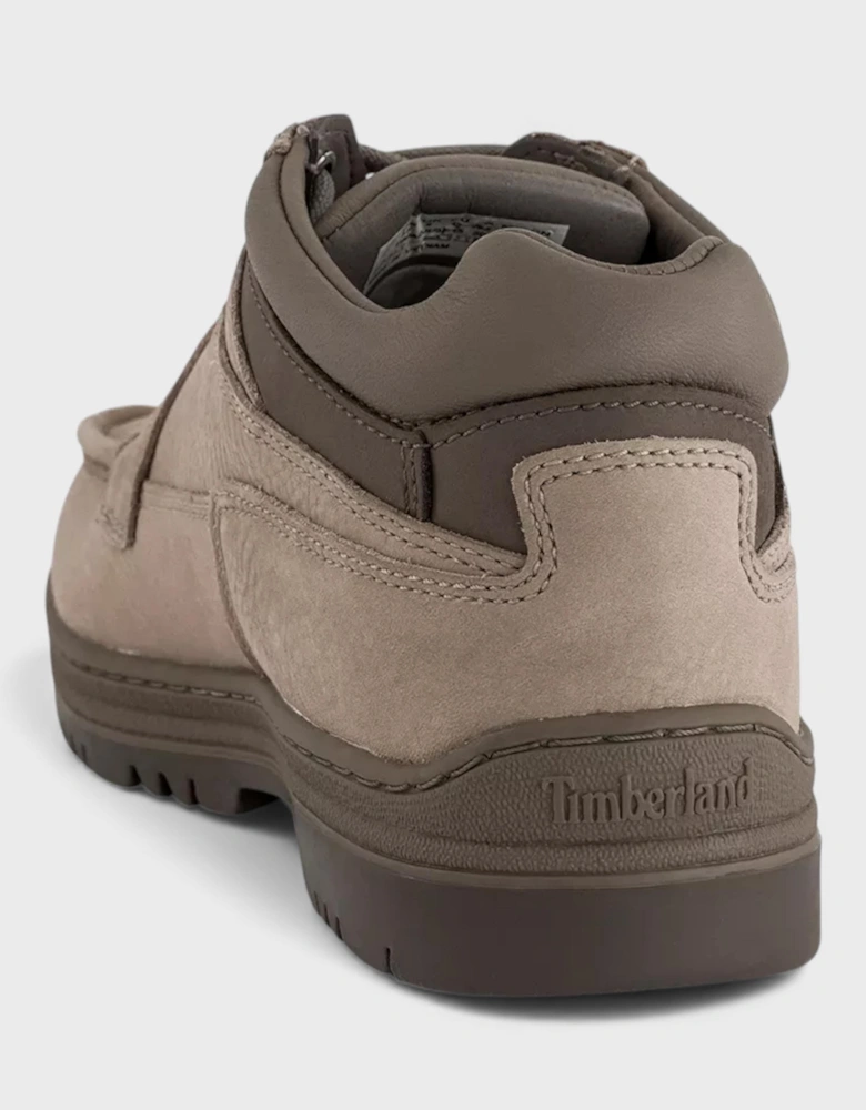 Moc Toe Mid Lace Up Gore-Tex Boots Taupe Nubuck