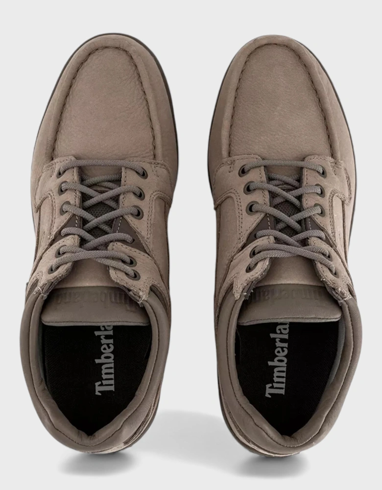 Moc Toe Mid Lace Up Gore-Tex Boots Taupe Nubuck