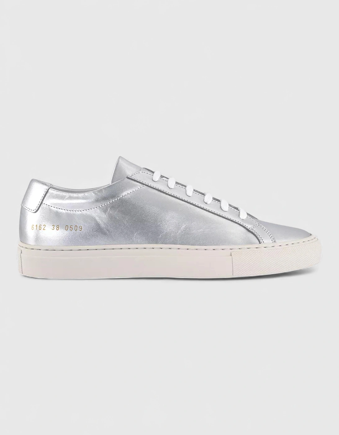 Achilles Shiny Trainers Silver, 5 of 4