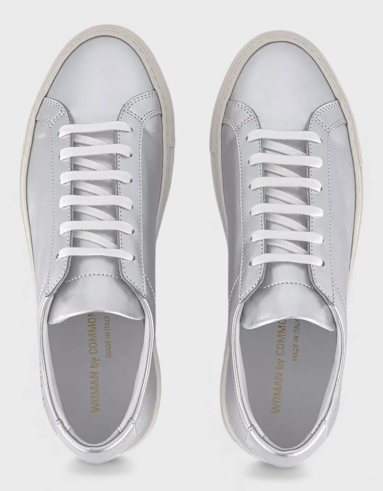 Achilles Shiny Trainers Silver