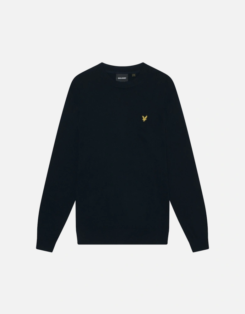 Cotton Merino Crew Neck Jumper