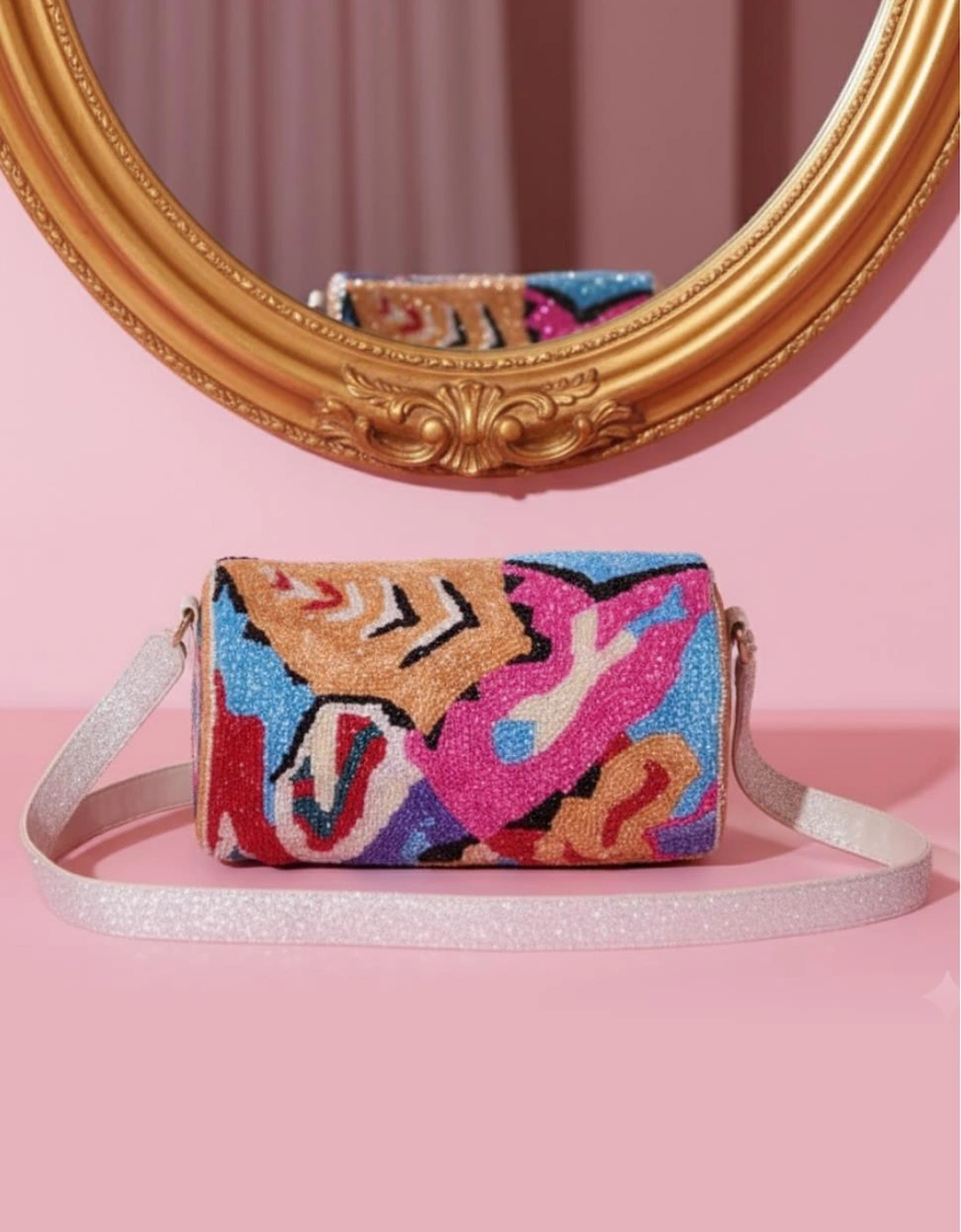 Boston Embellished Bag - Multi Colour