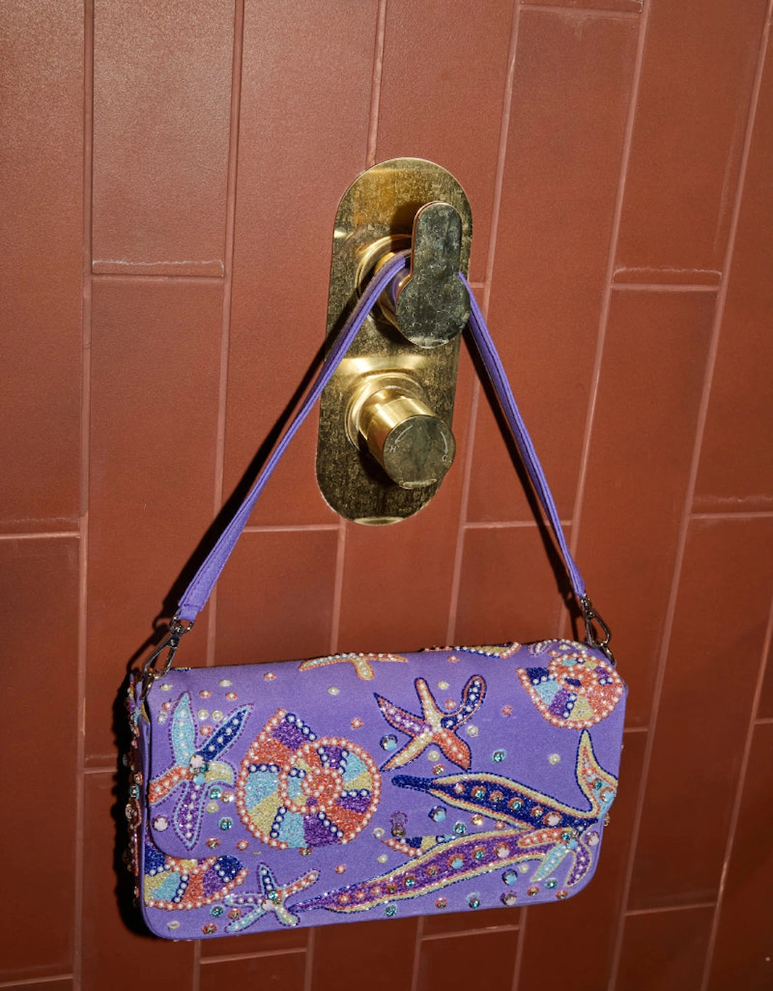 Selene Georgette Bag – Lilac