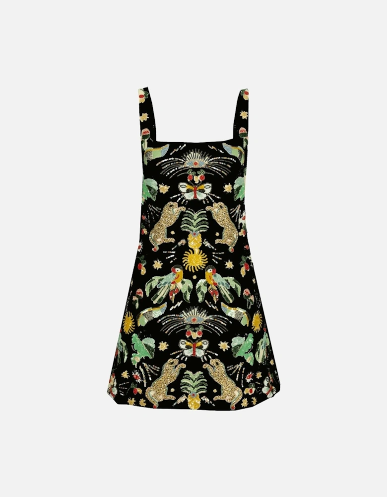 Aurelia Embroidered Luxury Sequin Mini Dress