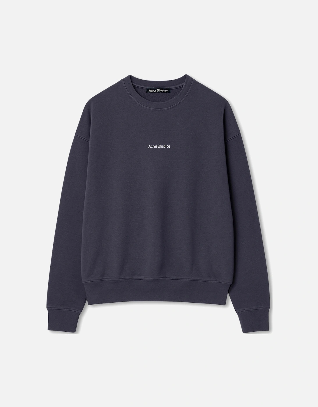 Men's Grey Franklin Stamp Oversized Logo Print Sweatshirt, 3 of 2