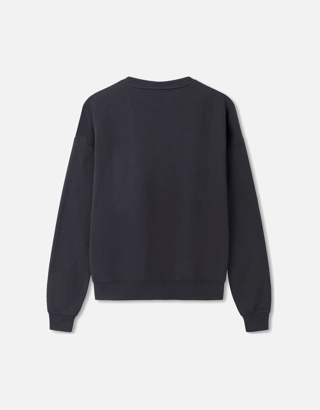 Men's Grey Franklin Stamp Oversized Logo Print Sweatshirt