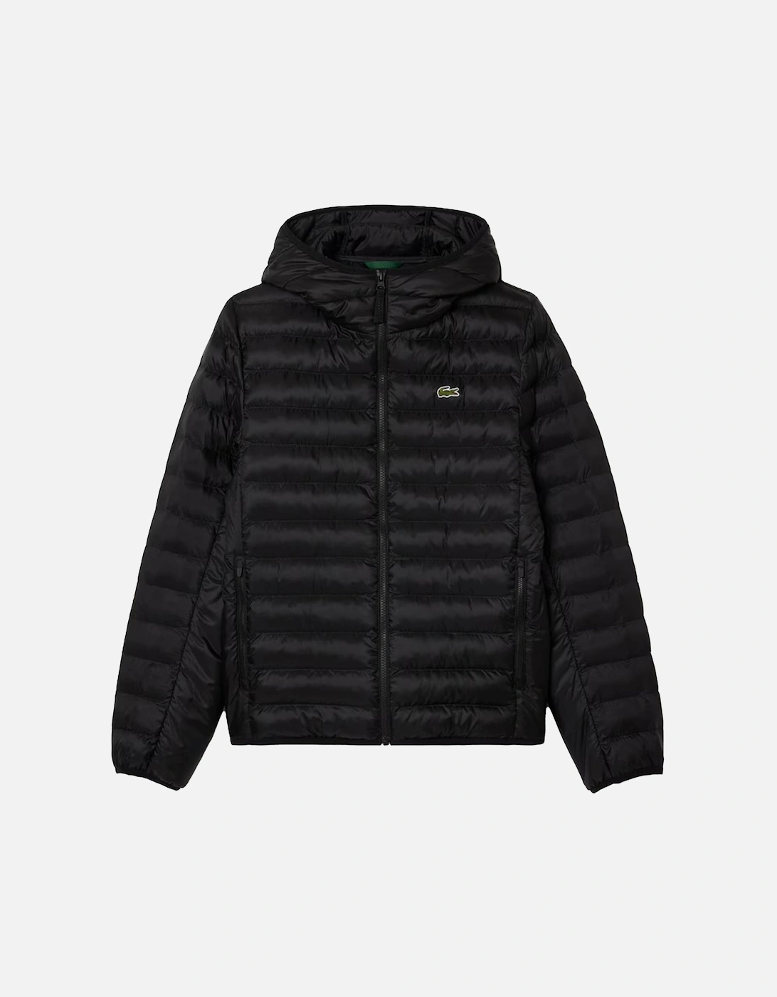 Quilted Puffer Jacket Black, 4 of 3