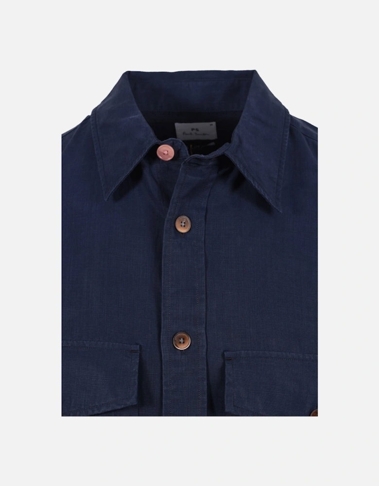 CASUAL FIT LS SHIRT NAVY