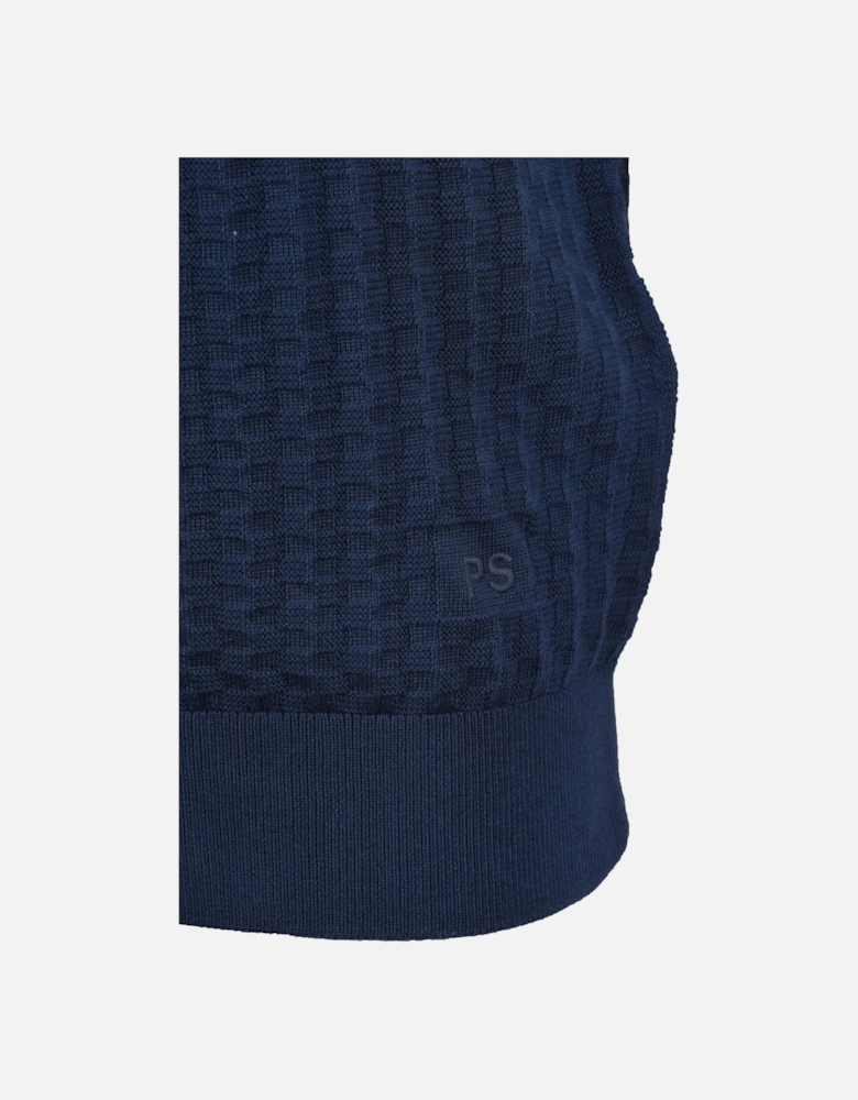 SWEATER SS POLO BLUE