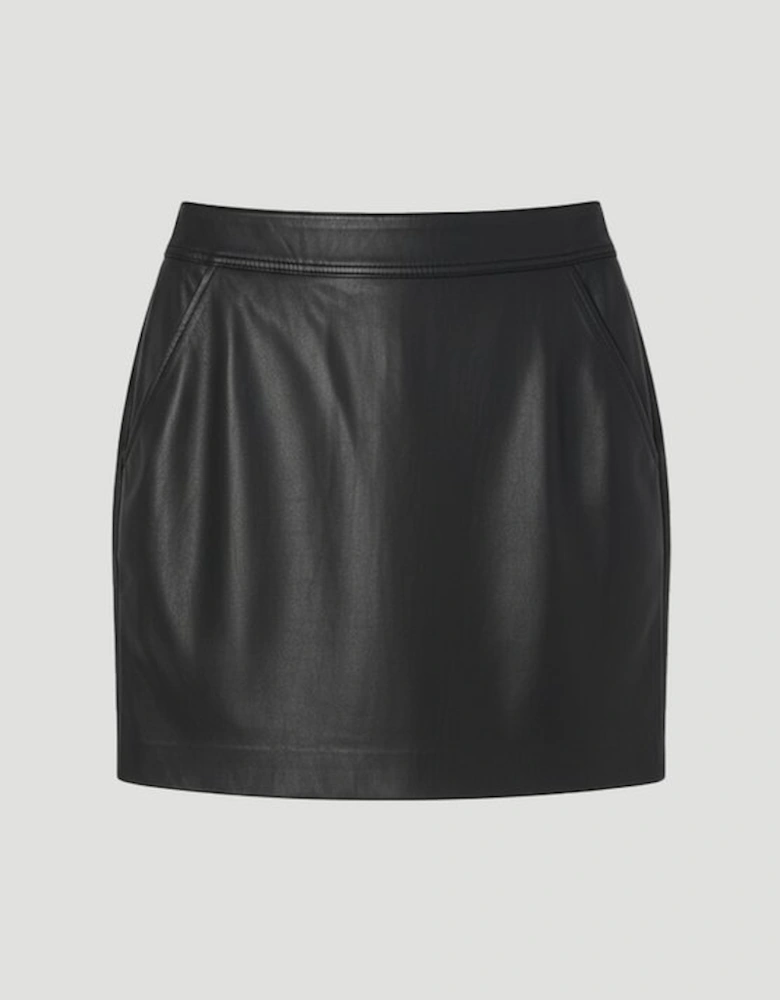 Leather Mini Skirt