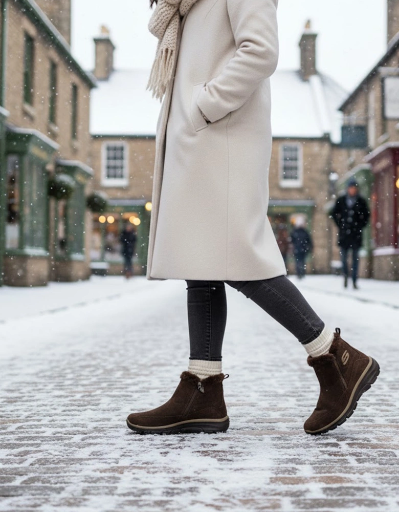 167862/CHOC EASY GOING - COOL ZIP Womens Boots Chocolate