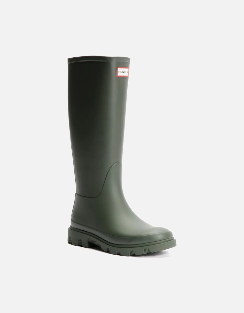Downpour Tall Rubber Women's Olive Wellington Boots