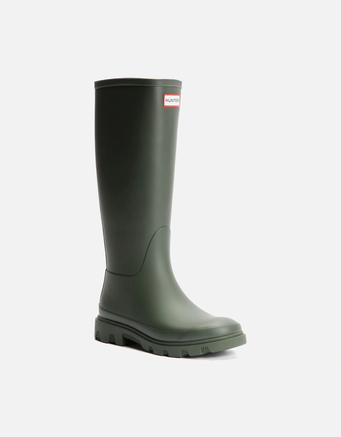 Downpour Tall Rubber Women's Olive Wellington Boots