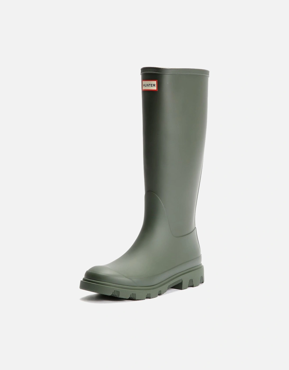 Downpour Tall Rubber Women's Olive Wellington Boots