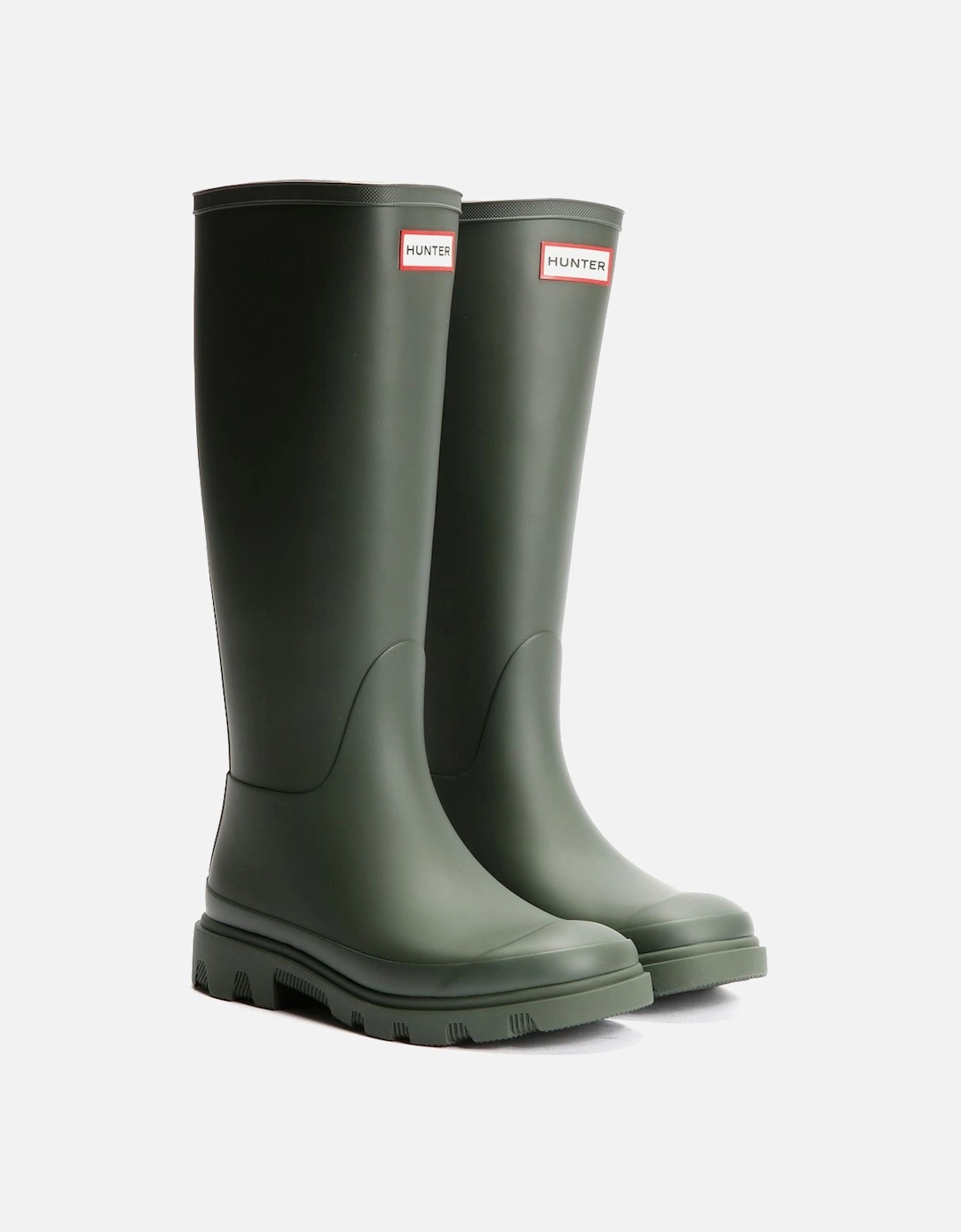 Downpour Tall Rubber Women's Olive Wellington Boots, 9 of 8