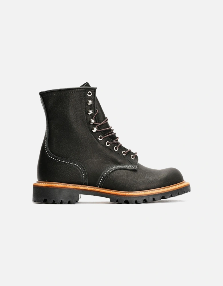 4501 8-Inch Logger Oil Leather Men's Black Boots