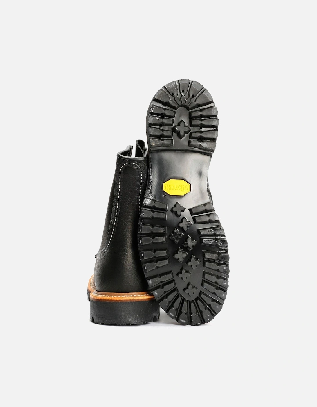 4501 8-Inch Logger Oil Leather Men's Black Boots