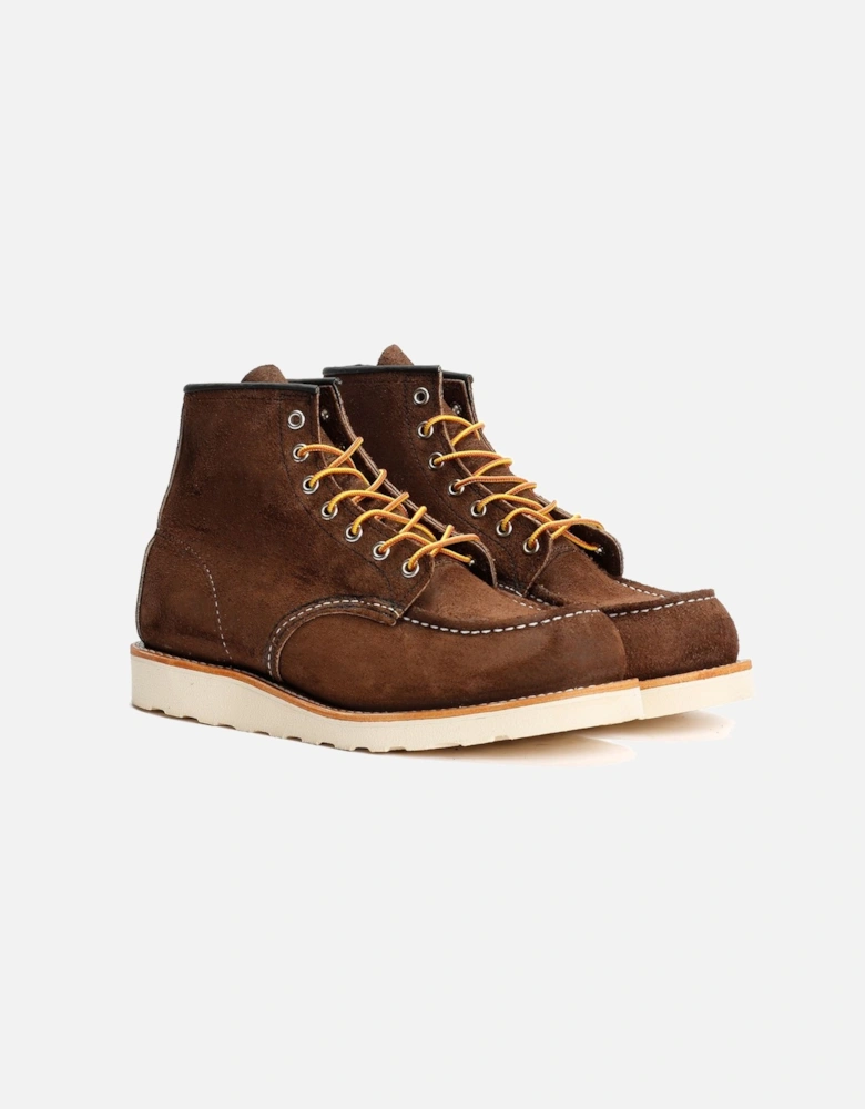 8836 6 Inch Moc Toe Suede Men's Chocolate Boots
