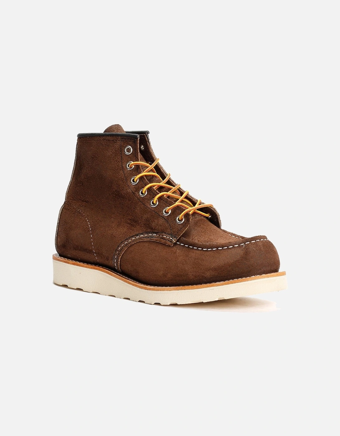 8836 6 Inch Moc Toe Suede Men's Chocolate Boots