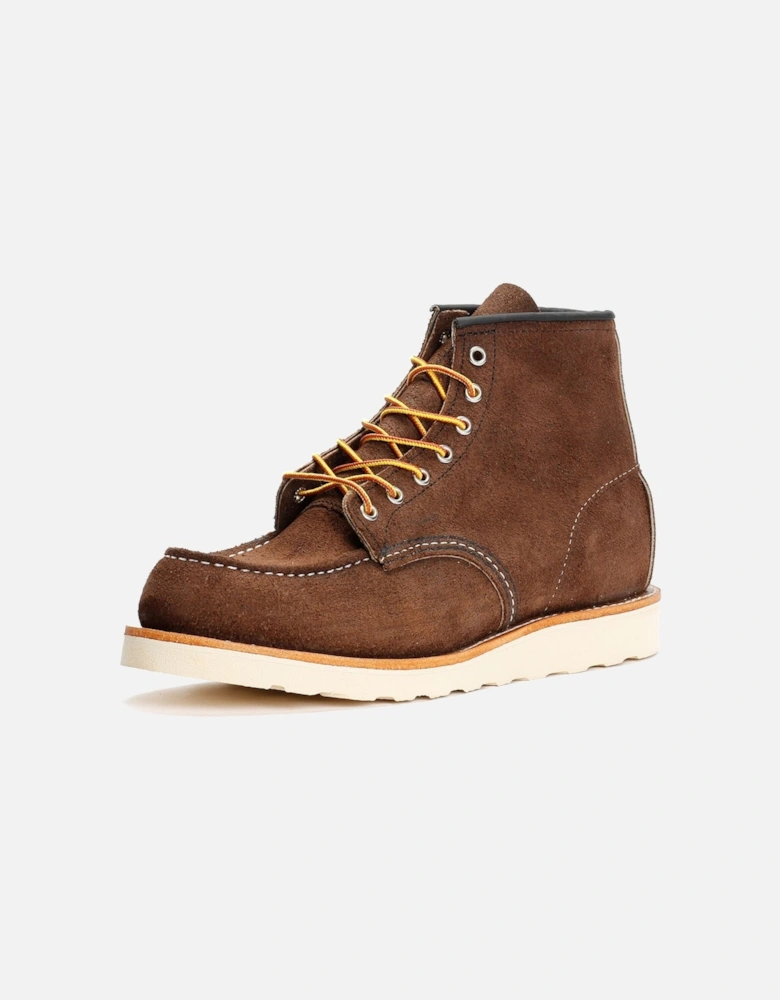 8836 6 Inch Moc Toe Suede Men's Chocolate Boots