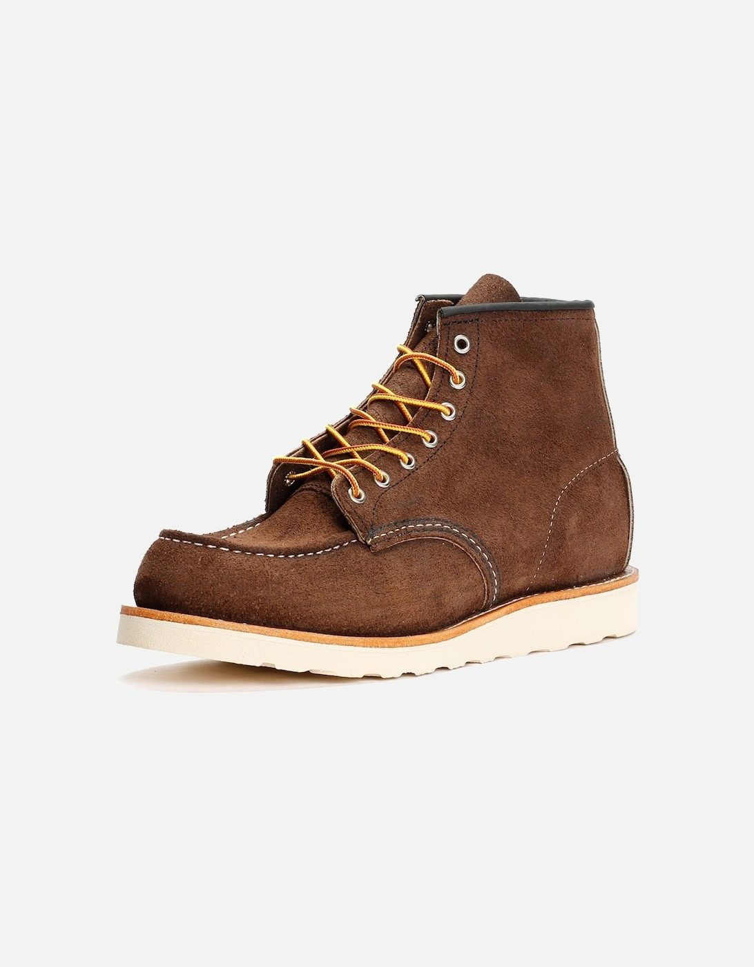 8836 6 Inch Moc Toe Suede Men's Chocolate Boots